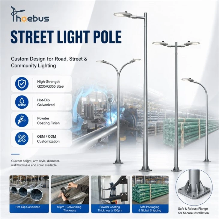 Palo della luce stradale a LED